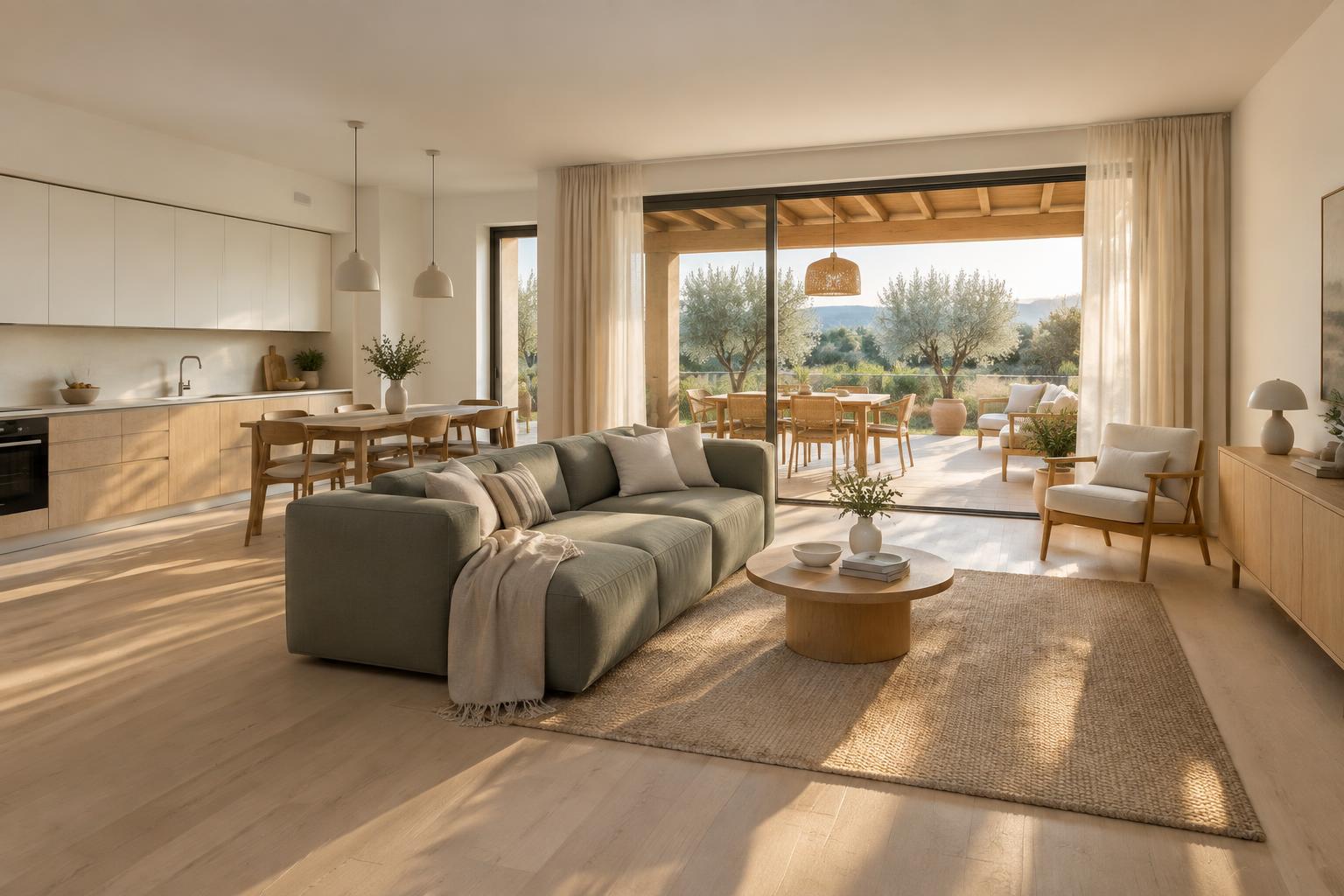 A201 living and kitchen space